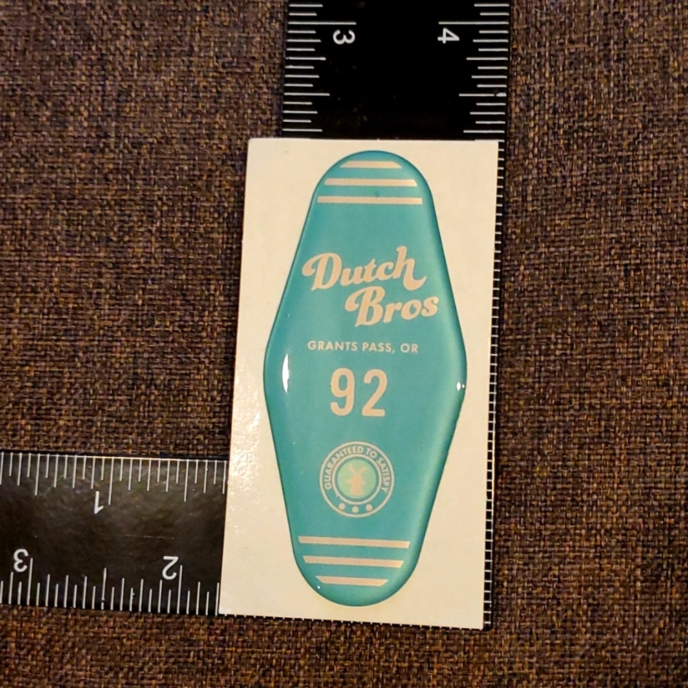 Dutch Bros Key Tag sticker stickers